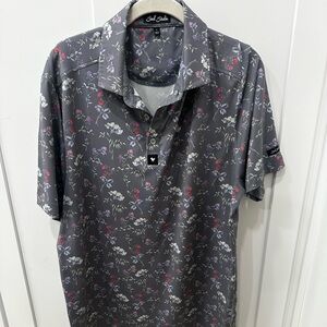 Bad Birdie Floral Golf Polo